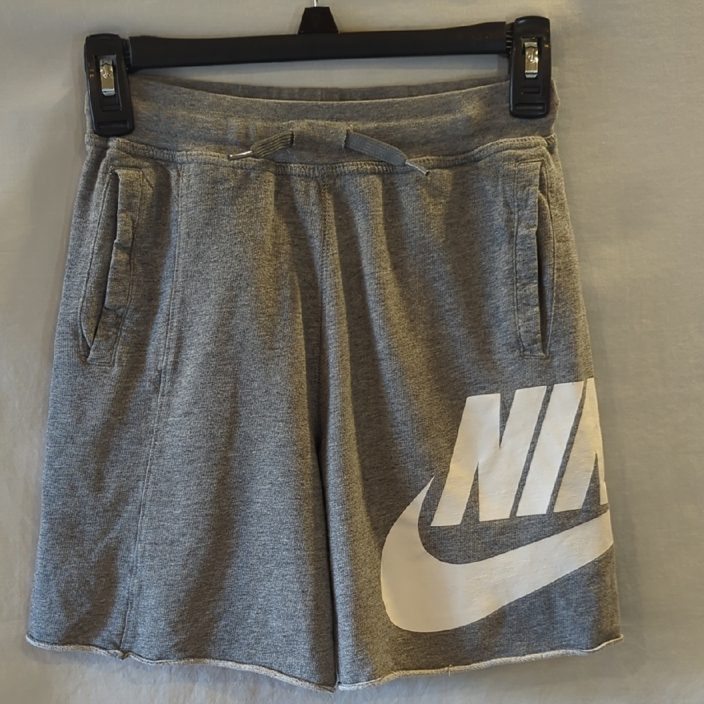 Nike Kids M Heather Gray Sweat Shorts